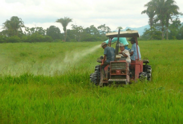 El uso de herbicidas y fertilizantes puede generar la compactación del terreno. Foto: Red Raíz. compactación del suelo, razones para que el suelo se compacte, herbicidas, tóxicos, pastoreo, sobrepastoreo, subpastoreo, biocenosis, reducción de la biocenosis, deforestación, quemas, quemas de pastos, malezas, ganadería sostenible, ganadería colombia, contexto ganadero, noticias ganaderas colombia