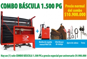 En su sexto aniversario, TVGAN ofrece el combo de báscula 1.500 PG por solo $9'900.000. Foto: TVGAN 6 años TVGAN, sexto aniversario TVGAN, TVGAN Báscula 6 años, tvgan promociones, equipos ganaderos promociones, Promociones TVGAN noviembre 2017, productos ganado promoción, productos finca promoción, promoción TVGAN noviembre 2017, productos finca promoción noviembre 2017, CONtexto ganadero, ganaderos colombia, noticias ganaderas colombia