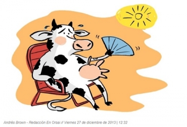El estrés calórico no solo hace referencia a la temperatura sino a la relación de esta con la humedad. Foto: enorsai.com.ar Estrés térmico, estrés térmico por calor, estrés térmico por frío, a humedad relativa ambiente y la velocidad del viento, al igual que por factores relativos al animal, como la raza, la edad, la condición corporal, la tasa metabólica, y el color y densidad del pelaje, Ganadería, ganadería colombiana, noticias ganaderas, noticias ganaderas Colombia, CONtexto ganadero