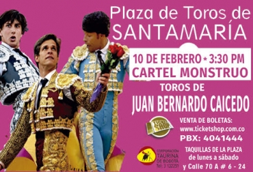 Los toreros que participarán de la apertura de temporada, han logrado grandes faenas con los toros de la ganadería anfitriona. Foto: Cortesía. Temporada taurina de Bogotá, primera corrida de abono, diestros mundiales, El Juli, Roca Rey, Luis Bolívar, ganadería de Juan Bernardo Caicedo, toros de gran genética y firmeza, ganadería de indultos, mitad de temporada, recuperar afición, toreo en la Santamaría, CONtexto ganadero, noticias de ganadería colombiana.