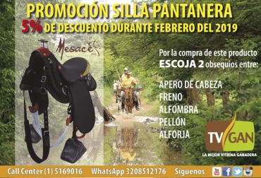 Gracias a TVGAN, usted puede empezar el año con silla nueva y otros utensilios más. Foto: TVGAN Promoción TVGAN febrero 2019, Promoción TVGAN febrero 2019, TVGAN promociones febrero 2019, silla pantanera Mesace TVGAN febrero 2019, silla pantanera Mesace, silla pantanera Mesace electromecánica, tvgan promociones, equipos ganaderos promociones, Promociones TVGAN febrero 2019, productos ganado promoción, productos finca promoción, promoción TVGAN febrero 2019, productos finca promoción febrero 2019, CONtexto ganadero, ganaderos colombia, noticias ganaderas colombia