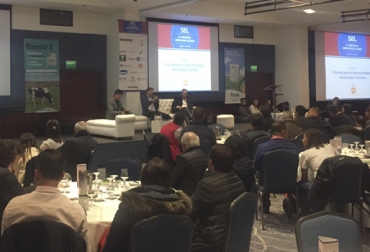 El evento reunió a más de 200 personas entre productores, representantes de empresas agropecuarias, académicos e interesados en el sector en el Hotel Cosmos 100 en Bogotá. Foto: CONtexto ganadero Sexto simposio de empresarios lecheros Infortambo abril 2019, 6° Simposio de Empresarios Lecheros, simposio empresarios lecheros 2019, simposio Infortambo Bogotá, simposio infortambo colombia, Simposio de Empresarios Lecheros, SEL, Simposio de Empresarios Lecheros Infotambo, Eventos ganaderos, producción leche, Ganadería colombiana, CONtexto ganadero, ganaderos colombia, noticias ganaderas colombia