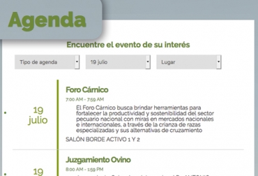 Conozca las actividades que se llevarán a cabo el día de hoy. Foto: agroexpo.com Agroexpo 2019, agenda académica de Agroexpo 2019, actividades académicas, ganaderos de colombia, evento agropecuario