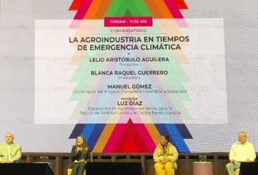 Durante este evento, el proyecto Ganadería Colombiana Sostenible expuso los puntos a favor que tuvo durante su implementación en el país. Foto: Cortesía ganaderia, ganaderia colombia, ganaderia colombiana, contexto ganadero, noticias ganaderas, noticias ganaderas colombia, ganaderia colombiana sostenible, casos exito ganaderia colombiana sostenible, sistema silvopastoril, reforestacion, medio ambiente, ecosistema, gases efecto invernadero, ganaderos, ganaderos colombia