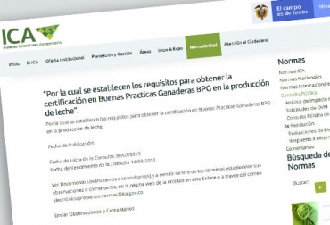 Para la certificación en Buenas Prácticas Ganaderas, BPG, el productor de leche debe cumplir con requisitos de sanidad, alimentación, entre otros. Foto: ica.gov.co ganaderia, ganaderia colombia, ganaderia colombiana, contexto ganadero, noticias ganaderas, noticias ganaderas colombia, buenas practicas ganaderas, resolución buenas practicas ganaderas, produccion leche, resolucion produccion leche, buenas practicas ganaderas produccion leche, leche, sanidad animal, identificacion y trazabilidad, uso de medicamentos, alimentacion animal, bienestar animal, ganaderos, ganaderos colombia
