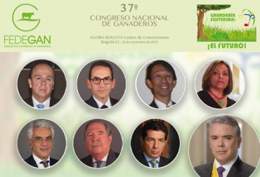 Estos son algunos de los personajes que harán parte del 37° Congreso Nacional de Ganaderos. Foto: Cortesía 37° congreso nacional de ganaderos, congreso ganadero 2019, 37 congreso nacional ganadero, Federación Colombiana de Ganaderos Fedegán, comercio exterior, ganadería sostenible, congreso nacional ganadero fedegán, fedegán, fedegán colombia, Ganadería, Ganadería Colombia, Ganadería Colombiana Sostenible, CONtexto ganadero, noticias ganaderas, noticias ganaderas Colombia