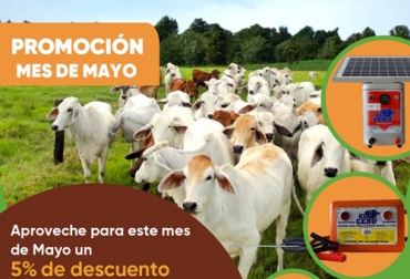 Con la promoción de TVGAN, usted puede adquirir cualquier impulsor para cercas eléctricas de Cercas El Cebú con un 5 % de descuento. Foto: TVGAN Promo TVGAN 2020, Promo TVGAN mayo 2020, cercas eléctricas ganadería, Cercas El Cebú, promoción de cercas eléctricas para ganadería, productos para la finca, productos para el sector agropecuario, coronavirus, coronavirus Colombia, COVID-19, cuarentena, Ganadería, ganadería colombia, noticias ganaderas, noticias ganaderas colombia, CONtexto ganadero