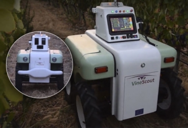 El robot puede servir para ser usado como cosechadora, además de herramienta clave en los viñedos. Foto: caranddriver.com ganadería, ganadería colombia, noticias ganaderas, noticias ganaderas colombia, contexto ganadero, robot, robot agricultura, robot para agricultura, robot autónomo, robot sin GPS, robot agricultura España