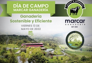 En el día de campo de Marcar Ganadería se podrá conocer el trabajo que en materia de sostenibilidad realiza esta empresa. Foto: Cortesía Invitación día de campo de Marcar Ganadería