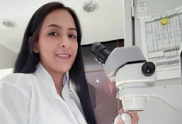 Manuela Betancur, magíster en Ciencias – Biotecnología de la UNAL Sede Medellín. Foto: Manuela Betancur Manuela Betancur, magíster en Ciencias – Biotecnología de la UNAL Sede Medellín. Foto: Manuela Betancur, magíster en Ciencias – Biotecnología de la UNAL Sede Medellín