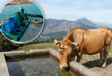 El acueducto por gravedad es una alternativa rentable para mantener hidratado un hato bovino. Foto: CONtexto Ganadero. acueducto ganadería