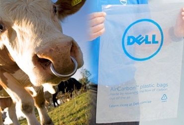 Gracias a este desarrollo, se espera que el mundo comience a utilizar el gas metano de las vacas en la elaboración de bolsas plásticas. Foto: CONtexto Ganadero. Bolsa plásticas hechas con gas metano de vacas