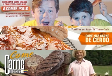 La familia fue el punto de convergencia en el que los gremios centraran las campañas publicitarias. Foto: CONtexto ganadero. Consumo de carne colombia