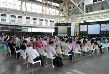 El primer día del Congreso tuvo una buena acogida por parte de los asistentes. Foto: Agrofuturo. Expo Agrofuturo, Medellín