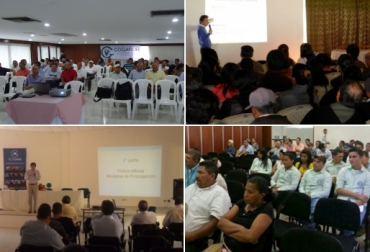 Más de 400 ganaderos asistieron al evento en las 5 ciudades que se desarrolló. Foto: CONtexto ganadero. Foros de la Fao y Fedegán Fiebre Aftosa