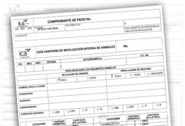 La Policía Nacional afirmó que la deficiencia en el control de la movilidad animal recae en las guías sanitarias. Foto: CONtexto Ganadero. guías sanitarias de movilización animal Colombia