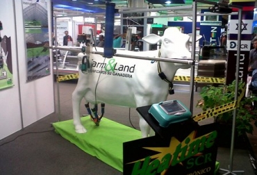 El costo del dispositivo es de $9 millones. Foto: CONtexto Ganadero. Tecnología en Agroexpo Bogotá
