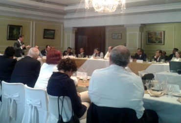 José Félix Lafaurie Rivera, presidente ejecutivo de Fedegán, durante su intervención en la reunión. Foto: CONtexto Ganadero. José Félix Lafaurie Rivera presidente de Fedegán.
