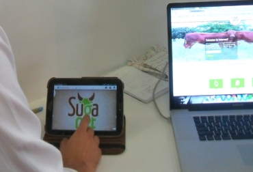 'Suganet' una nueva aplicación para dispositivos se presentó en el marco de la iniciativa AppCo. Foto: CONtexto Ganadero. Aplicación móvil para subastas
