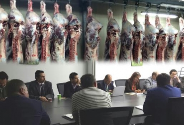 Reunión de apertura para exportar carne de res colombiana a Georgia. Foto: CONtexto ganadero. exportación de carne a Georgia