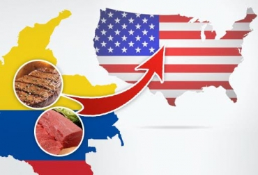 El Tratado de LIbre Comercio entre Colombia y Estados Unidos cumplirá 4 años de apertura el próximo mes de mayo. Foto: hebmexicoblog.com / carnesfinasguadalupe.com. exportaciones de carne