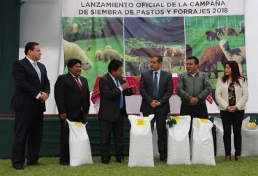 En el programa se invertirán más de 50 millones de soles. Foto: gob.pe/minagri. Ganadería, ganadería colombia, noticias ganaderas, noticias ganaderas colombia, CONtexto ganadero, perú, perú siembra, campaña siembra perú, ministerio de agricultura y riego de perú, gustavo mostajo ocala,