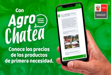 La aplicación informará los precios de los alimentos en los mercados mayoristas de Lima. Foto: gob.pe. ganadería, ganadería colombia, noticias ganaderas, noticias ganaderas colombia, contexto ganadero, Perú, Programa Mundial de Alimentos de la ONU, Ministerio de Agricultura y Riego de Perú, AgroChatea, mercados mayoristas, Mejora del Sistema de Información de Mercado de Alimentos, Christian Garay, jefe de la Dirección General de Seguimiento y Evaluación de Políticas (DGESEP) del Minagri,