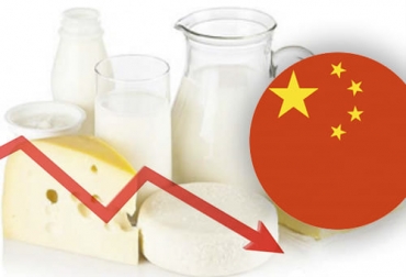 La demanda de lácteos por parte de China disminuiría en 2022 por altas existencias y por el confinamiento por la Covid. Foto: nutricienta.com - countryflags.com Demanda de lácteos por parte de China