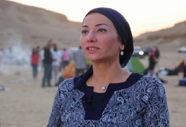 Transferir conocimiento sobre la relación entre seguridad alimentaria y los efectos del cambio climático solicitó Yasmine Fouad, ministra de Medio Ambiente de Egipto. Foto: IICA Yasmine Fouad, ministra de Medio Ambiente de Egipto