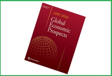 La invasión de Rusia a Ucrania están aumentando el ritmo de la desaceleración del crecimiento económico mundial. Foto Portada del documento del BM Perspectivas económicas mundiales Banco Mundial