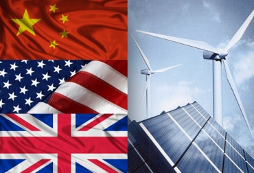 China, Estados Unidos y el Reino Unido siguen en el podio de los países que más inyectan capital a las energías renovables. Foto: CONtexto Ganadero. energías renovables