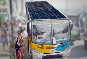 Los buses en España tendrán paneles solares. Foto: CONtexto Ganadero. panel solar