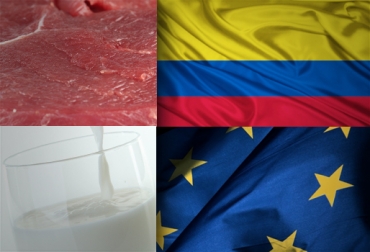 Colombia no ha podido exportar una sola tonelada de lácteos y carne a la Unión Europea. Foto: CONtexto Ganadero. TLC Colombia y la Unión Europea