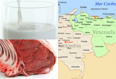 La comercialización de alimentos a Venezuela es cada vez más incierta, según expertos. Foto: CONtexto Ganadero. carne y leche Venezuela