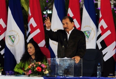 El presidente de Nicaragua, Daniel Ortega, durante una ceremonia en Managua este lunes © AFP hector retamal El presidente de Nicaragua, Daniel Ortega, durante una ceremonia en Managua este lunes © AFP hector retamal