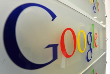 Logotipo de Google en las oficinas de grupo en Bruselas el 5 de febrero del 2014 © AFP Georges Gobet google y deforestación