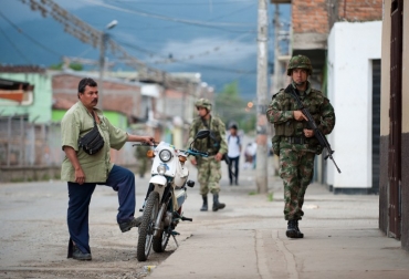 Según los pobladores de las zonas rurales, la seguridad en el país se deteriora día a día. Foto: AFP Corinto, Cauca