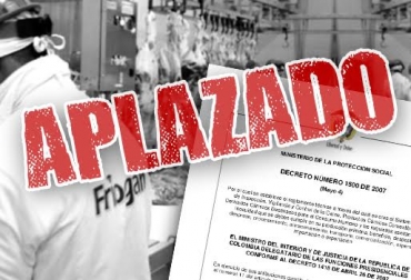 Lafaurie Rivera aseguró que para cumplir el 1500, Friogán se endeudó con respaldo del FNG. Foto: CONtexto ganadero. Decreto 1500 plantas beneficio colombia