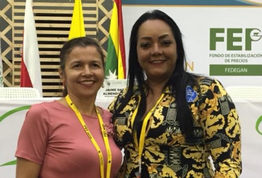 Esta es la primera vez que 2 mujeres hacen parte del órgano directivo de Fedegán. A la izq., Jenny Caroprese (Arauca), y a la der., Milagro Ojeda (La Guajira). Foto: Cortesia Junta Directiva de Fedegán, Junta directiva de Fedegán 2018-2020, mujeres junta directiva Fedegán, nuevos miembros de junta directiva de Fedegán, Junta directiva de Fedegán lafaurie, Junta directiva de Fedegán 2016, miembros, noticias Junta directiva de Fedegán, Federación Colombiana de Ganaderos, fedegan, CONtexto ganadero, ganaderos colombia, noticias ganaderas colombia