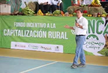 La segunda versión del ICR busca beneficiará más agricultores en la conmemoración histórica del Bicentenario en la tierra de la Libertad, señaló el gobernador Carlos Amaya. Foto: boyaca.gov.co - Darlin Bejarano-OPGB Para Municipios: Adquisición de todo tipo de maquinaria, equipos y utensilios para Plantas de Beneficio Animal.