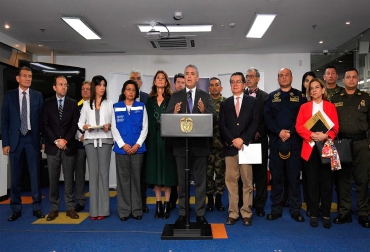 El mandatario de los colombianos pidió cancelar los eventos en los que haya presencia de más de 500 personas. Foto: Cesar Carrión - Presidencia. Ganadería, ganadería colombia, noticias ganaderas, noticias ganaderas colombia, CONtexto ganadero, coronavirus, COVID-19, medidas coronavirus, pandemia coronavirus, coronavirus Colombia, Eventos ganaderos, expo finca, Feria Ganadera de Bucaramanga, eventos cancelados por el coronavirus