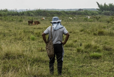 El diálogo no es un instrumento legal para resolver las invasiones de tierra y por eso las autoridades deben actuar conforme a la ley. Foto: rtvcnoticias.com Persona en una finca