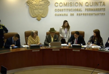 Durante el Debate sobre invasión de tierras se resaltó la importancia de proteger la propiedad privada y el derecho al trabajo y a la vida. Foto: Captura de pantalla Debate comisión quinta de la Cámara