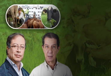 Presidente de la República, Gustavo Petro y presidente ejecutivo de Fedegán José Félix Lafaurie Rivera Presidente Gustavo Petro, presidente ejecutivo de Fedegán José Félix Lafaurie Rivera