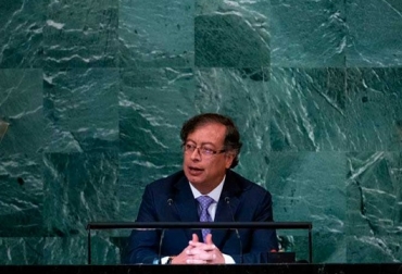 Decálogo que propuso Gustavo Petro a la asamblea general de la COP-2. 7Foto: Presidencia de la República Gustavo Petro, presidente de Colombia Foto en NU