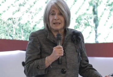 La ministra de Agricultura, Cecilia López, invitó a los cafeteros a hacer su propia reforma agraria pero pagándola los mismos productores. Foto: Captura de video Minagricultura Cecilia López