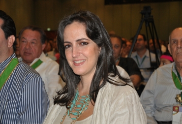 María Fernanda Cabal, presidenta de la Fundación Colombia Ganadera. Foto: Ingeborg Strauch / Fedegán. María Fernanda Cabal, presidenta de Fundagán.