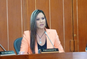 Maritza Martínez Aristizábal, presidenta de la Comisión Quinta del Senado. Foto: Oficina de prensa. Maritza Martínez senadora