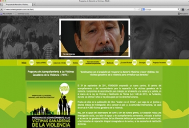 El sitio web contará con un formulario de registro para que las víctimas hagan vía web toda la solicitud. Foto: CONtextoganadero. Sitio web Pavic