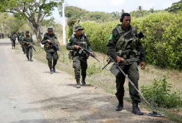 El Gobierno de París comenzará a darle capacitaciones a las Fuerzas Públicas colombiana. Foto: Policía Nacional. Policía rural en Colombia
